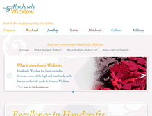 Tablet Screenshot of absolutelywicklow.ie